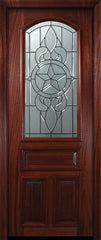 WDMA 36x96 Door (3ft by 8ft) Exterior Mahogany 36in x 96in Arch Lite Brazos Door 2