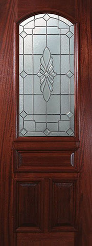 WDMA 36x96 Door (3ft by 8ft) Exterior Mahogany 36in x 96in Arch Lite Versailles Door 1