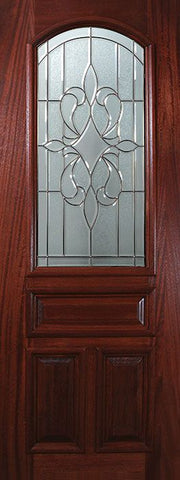 WDMA 36x96 Door (3ft by 8ft) Exterior Mahogany 36in x 96in Arch Lite New Orleans Door 1