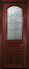 WDMA 36x96 Door (3ft by 8ft) Exterior Mahogany 36in x 96in Arch Lite New Orleans Door 2