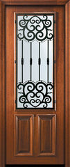 WDMA 36x96 Door (3ft by 8ft) Exterior Mahogany 36in x 96in 2/3 Lite Barcelona Door 2