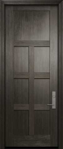 WDMA 36x96 Door (3ft by 8ft) Exterior Fir 96in Craftsman 7 Panel Door 1