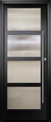 WDMA 36x96 Door (3ft by 8ft) Exterior Swing Smooth 36in x 96in 4 Block Right NP-Series Narrow Profile Door 1
