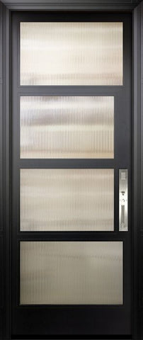 WDMA 36x96 Door (3ft by 8ft) Exterior Swing Smooth 36in x 96in 2 Block Right NP-Series Narrow Profile Door 1