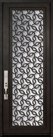 WDMA 36x96 Door (3ft by 8ft) Exterior 36in x 96in Arte Full Lite Single Contemporary Entry Door 1