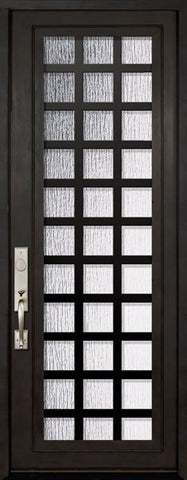 WDMA 36x96 Door (3ft by 8ft) Exterior 36in x 96in Cube Full Lite Single Contemporary Entry Door 1
