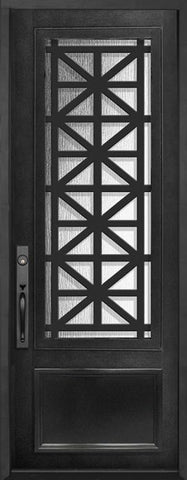 WDMA 36x96 Door (3ft by 8ft) Exterior 36in x 96in Contempo 3/4 Lite Single Contemporary Entry Door 1