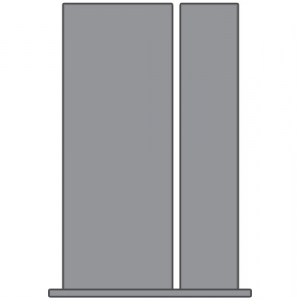 WDMA 38x96 Door (3ft2in by 8ft) Exterior Fir 1512 12-Lite Door Sidelight 2