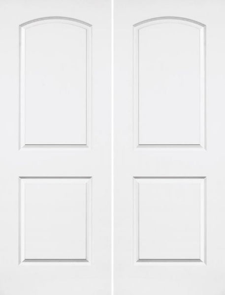 WDMA 40x96 Door (3ft4in by 8ft) Interior Swing Smooth 96in Caiman Solid Core Double Door|1-3/8in Thick 1