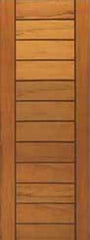 WDMA 42x80 Door (3ft6in by 6ft8in) Exterior Tropical Hardwood Contemporary Flush Panel Single Door Solid Tropical Wood 1