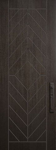 WDMA 42x96 Door (3ft6in by 8ft) Exterior Mahogany 42in x 96in Lynnwood Contemporary Door 1