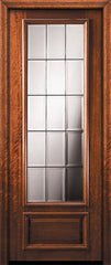 WDMA 42x96 Door (3ft6in by 8ft) Exterior Mahogany 42in x 96in 3/4 Lite French Door 2