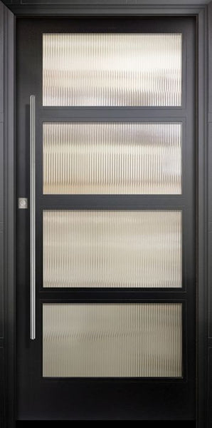 WDMA 42x96 Door (3ft6in by 8ft) Exterior Swing Smooth 36in x 80in 4 Block Left NP-Series Narrow Profile Door 1