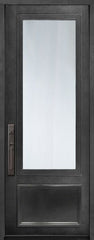 WDMA 42x96 Door (3ft6in by 8ft) Exterior 42in x 96in 3/4 Lite Single Privacy Glass Entry Door 1