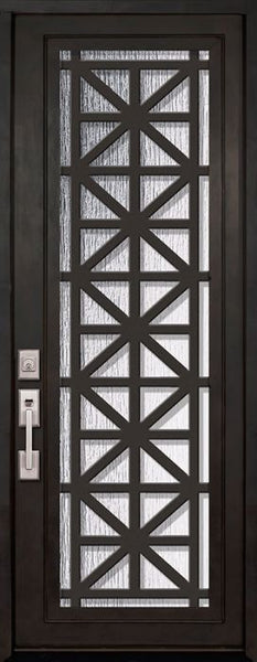 WDMA 42x96 Door (3ft6in by 8ft) Exterior 42in x 96in Contempo Full Lite Single Contemporary Entry Door 1