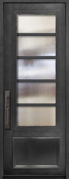 WDMA 42x96 Door (3ft6in by 8ft) Exterior 42in x 96in Urban-5 3/4 Lite Single Contemporary Entry Door 1