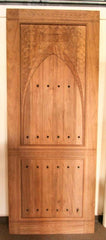 WDMA 48x120 Door (4ft by 10ft) Exterior Mahogany Moroccan Style Hand Carved Single Door 3