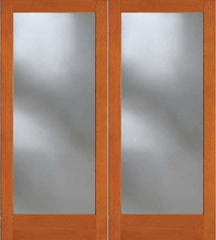 WDMA 48x80 Door (4ft by 6ft8in) French Fir 7001 Full Lite Exterior Double Door 1