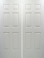 WDMA 48x96 Door (4ft by 8ft) Interior Barn Smooth 96in Colonist Solid Core Double Door|1-3/8in Thick 1