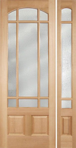 WDMA 48x96 Door (4ft by 8ft) French Cherry Prairie Exterior Single Door/1side 1
