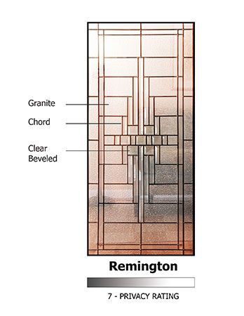 WDMA 64x96 Door (5ft4in by 8ft) Exterior Cherry 96in Double 1 Panel 3/4 Lite Remington Door 2
