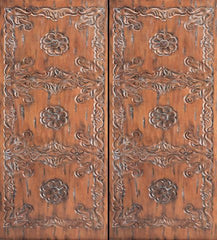 WDMA 72x84 Door (6ft by 7ft) Exterior Mahogany Spanish Style Hand Carved Double Door in Solid  1