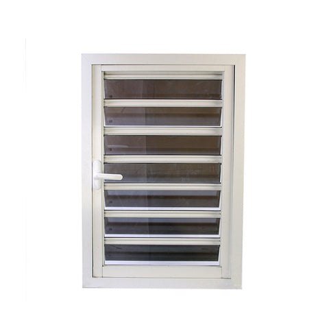 WDMA Aluminium Jalousie Frosted Glass Window Design For Sale