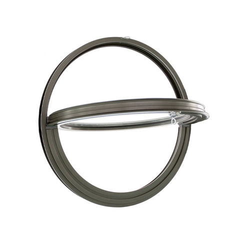 WDMA Aluminum Circular Window Aluminum Circle Round Pivot Window With Grill Design For Sale