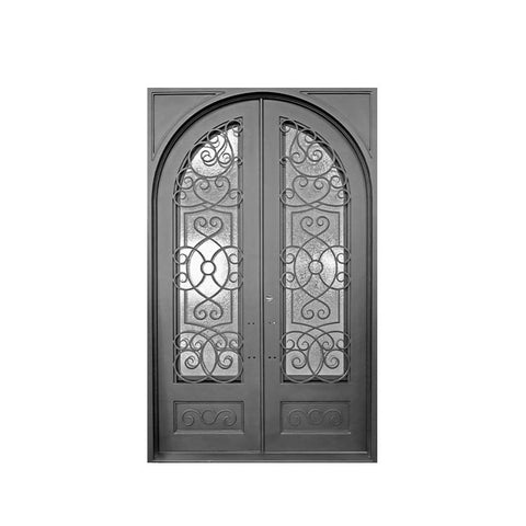 China WDMA wrought iron gates prices steel door design catalogue 