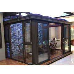 WDMA curved glass roof sunroom Aluminum Sunroom 