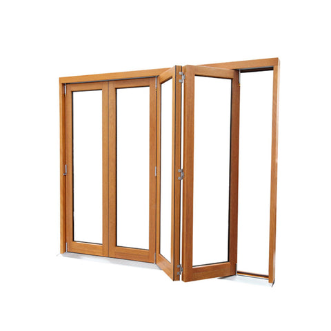WDMA Custom White Latest Luxury Automatic Soundproof Solid Teak Composite Coated Wood Carving Double Sliding Folding Front Door