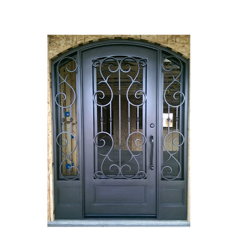 China WDMA Wrought Iron Front Entry Door