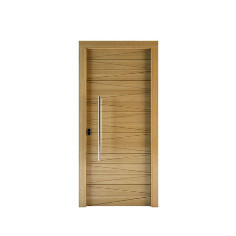 China WDMA luxurious interior wooden door decorated glass Wooden doors 