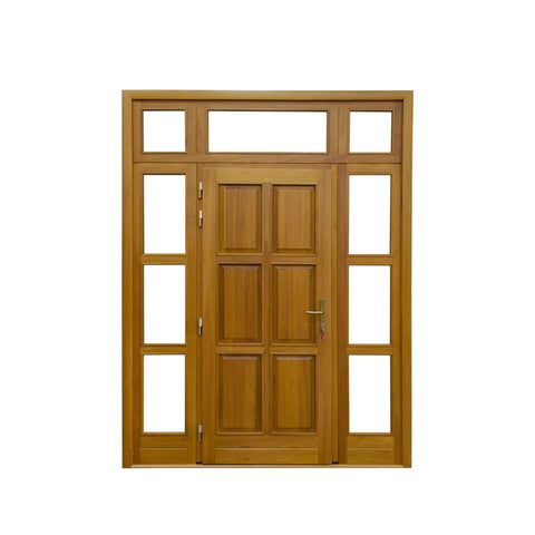 WDMA Mahogany Solid Wood Front Door Carving Design