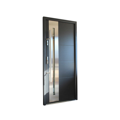 WDMA Main Door Designs Iron Double Front Entry Door Steel Modern Door Design