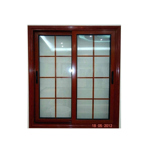 China WDMA aluminium sliding window with iron grill Aluminum Sliding Window 