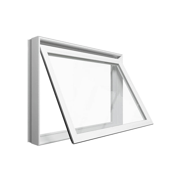 WDMA New Products Eu Market Ce Certified High Energy Saving Frosted Glass Aluminum Awning Window For Bathroom