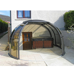 China WDMA Retractable Glass Roofs Sunroom Aluminum Patio Enclosure