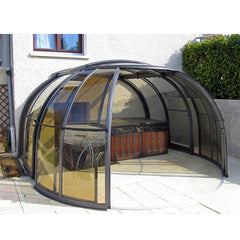 WDMA glass pool cover Aluminum Sunroom 