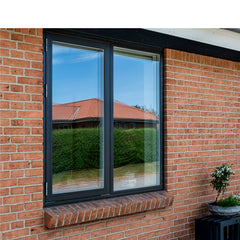 China WDMA Tempered Glass Alluminum Alloy Casement Window