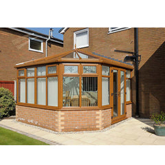 China WDMA Victorian Prefabricated Aluminum Glass Sunroom Conservatory House